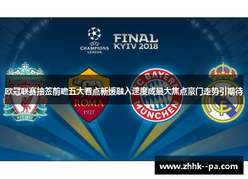 欧冠联赛抽签前瞻五大看点新援融入速度成最大焦点豪门走势引期待 欧冠联赛抽签前瞻五大看点新援融入速度成最大焦点豪门走势引期待